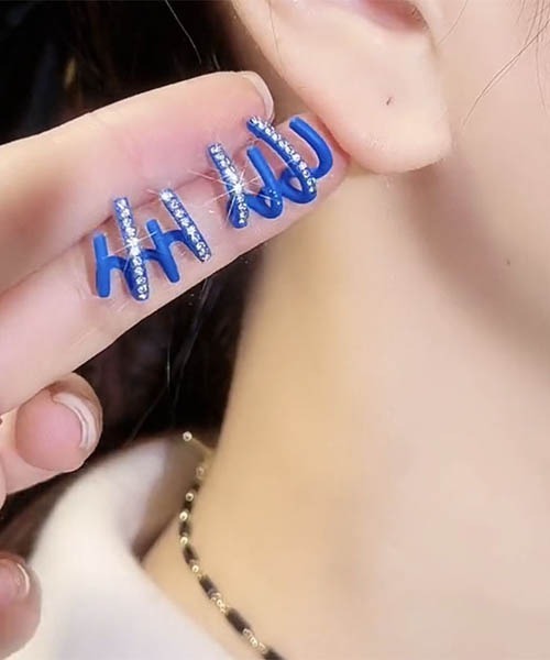 gossip!ロサンゼルス(ゴシップロサンゼルス)の「フープピアス(ピアス(両耳用)・レディース・ゴールド/シルバー/ブルー/グリーン・FREE)」の5枚目の写真
