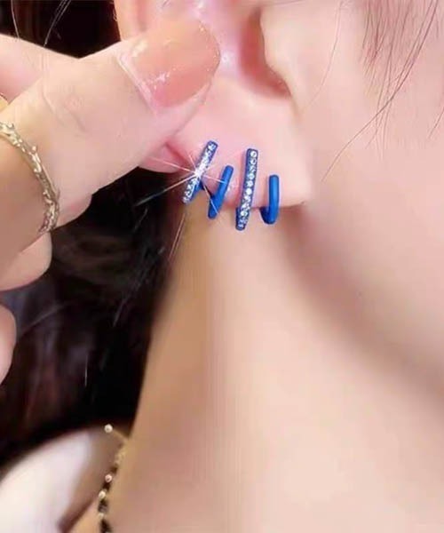 gossip!ロサンゼルス(ゴシップロサンゼルス)の「フープピアス(ピアス(両耳用)・レディース・ゴールド/シルバー/ブルー/グリーン・FREE)」の8枚目の写真