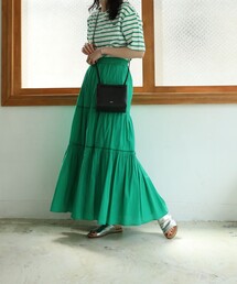 FREAK'S STORE | インドティアードマキシスカート(スカート)