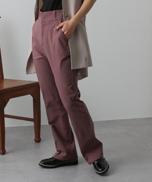 COLONY 2139（コロニートゥーワンスリーナイン）の「ストレッチフレアパンツ（その他パンツ・レディース・ブラック/モカ・MEDIUM/LARGE）」の7枚目の写真