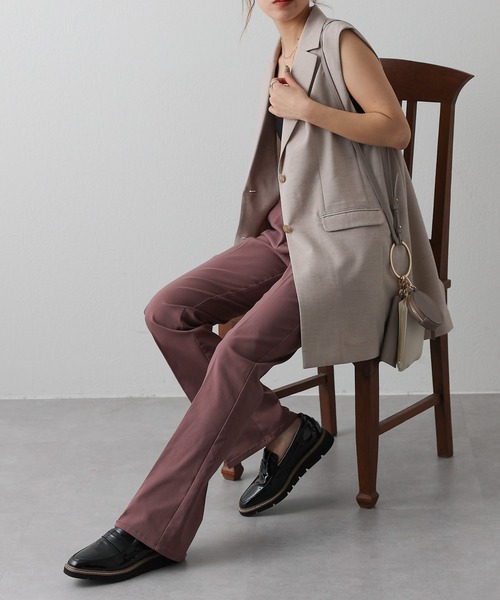 COLONY 2139（コロニートゥーワンスリーナイン）の「ストレッチフレアパンツ（その他パンツ・レディース・ブラック/モカ・MEDIUM/LARGE）」の3枚目の写真