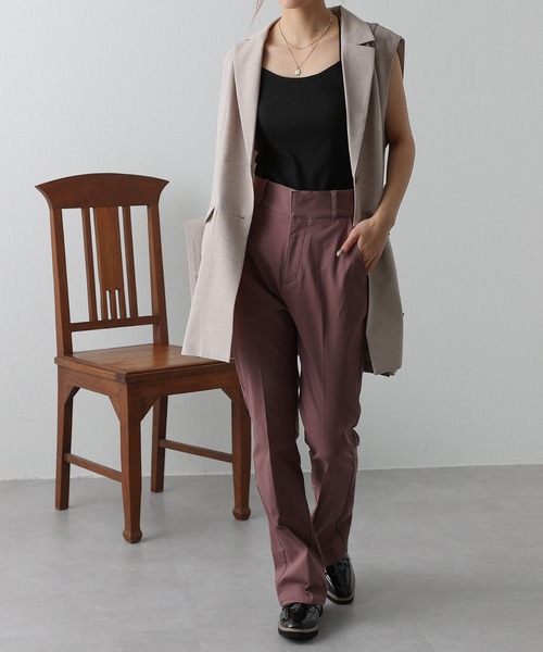 COLONY 2139（コロニートゥーワンスリーナイン）の「ストレッチフレアパンツ（その他パンツ・レディース・ブラック/モカ・MEDIUM/LARGE）」の8枚目の写真