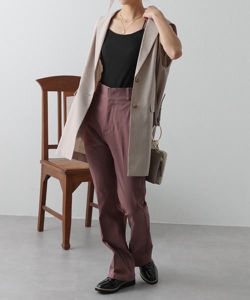 COLONY 2139（コロニートゥーワンスリーナイン）の「ストレッチフレアパンツ（その他パンツ・レディース・ブラック/モカ・MEDIUM/LARGE）」の9枚目の写真