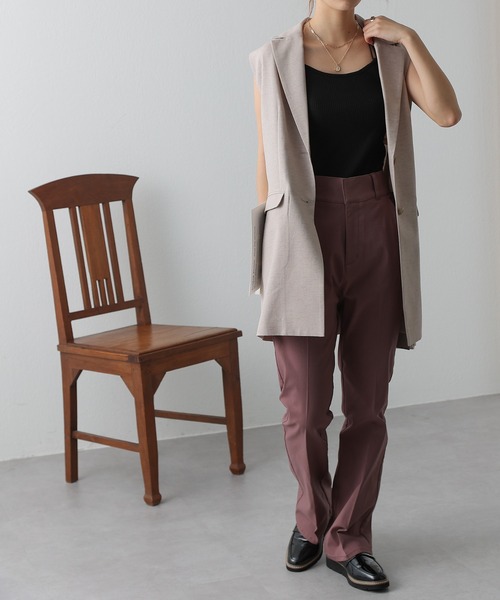 COLONY 2139（コロニートゥーワンスリーナイン）の「ストレッチフレアパンツ（その他パンツ・レディース・ブラック/モカ・MEDIUM/LARGE）」の10枚目の写真