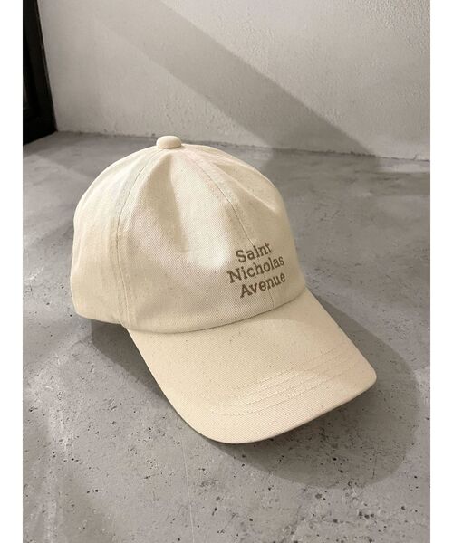 Ungrid（アングリッド）の「エンブロイダリーロゴCAP（キャップ・レディース・チャコールグレー/ピンク/アイボリー・FREE）」の2枚目の写真