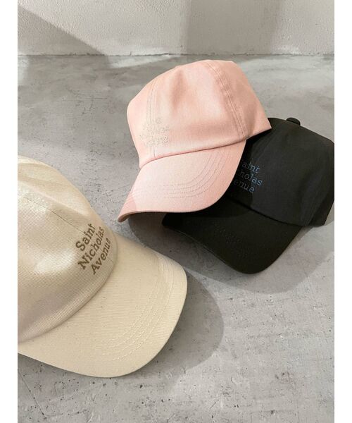 Ungrid（アングリッド）の「エンブロイダリーロゴCAP（キャップ・レディース・チャコールグレー/ピンク/アイボリー・FREE）」の12枚目の写真