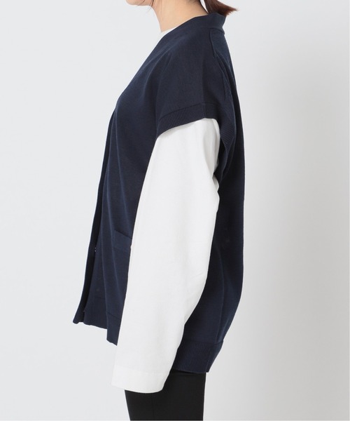 JOURNAL STANDARD L'ESSAGE キンボタンニットベスト 紺 JOURNAL STANDARD L'ESSAGE キンボタンニットベスト 紺 - メルカリ