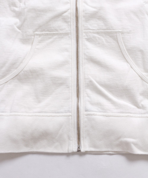 Denime（ドゥニーム）の「BASIC CUT FULL ZIP PARKA（パーカー・メンズ・サックスブルー/ブラック/ホワイト・LARGE/MEDIUM/SMALL）」の18枚目の写真