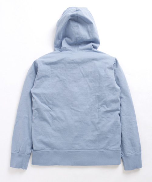 Denime（ドゥニーム）の「BASIC CUT FULL ZIP PARKA（パーカー・メンズ・サックスブルー/ブラック/ホワイト・LARGE/MEDIUM/SMALL）」の15枚目の写真