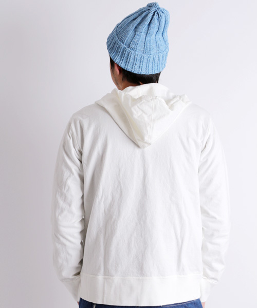 Denime（ドゥニーム）の「BASIC CUT FULL ZIP PARKA（パーカー・メンズ・サックスブルー/ブラック/ホワイト・LARGE/MEDIUM/SMALL）」の22枚目の写真