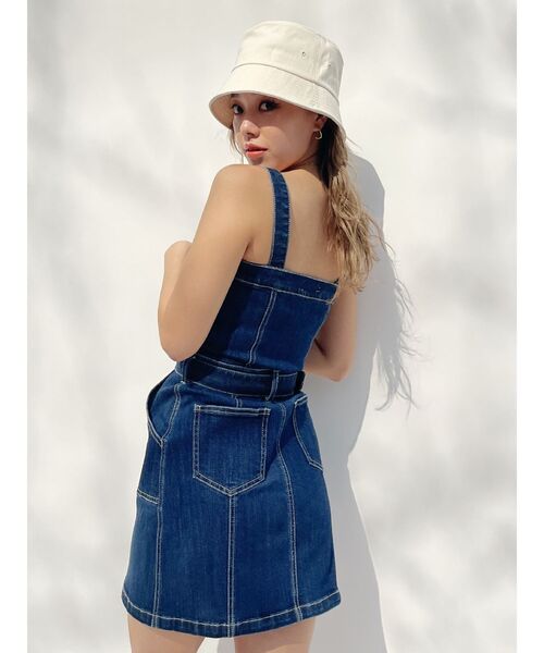 EVRIS（エヴリス）の「バケットハット（ハット・レディース・ホワイト/ブラック・FREE）」の3枚目の写真