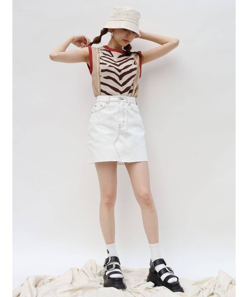 EVRIS（エヴリス）の「バケットハット（ハット・レディース・ホワイト/ブラック・FREE）」の13枚目の写真