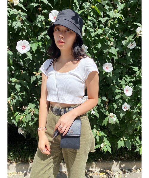 EVRIS（エヴリス）の「バケットハット（ハット・レディース・ホワイト/ブラック・FREE）」の17枚目の写真