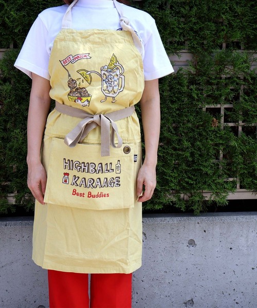 AND PACKABLE】PAP コットンエプロン（エプロン）｜GLOBAL FORME