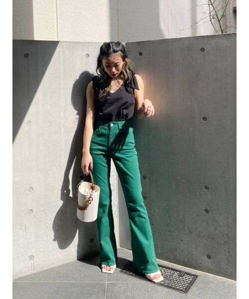 EVRIS（エヴリス）の「コットンレースノースリーブブラウス（シャツ/ブラウス・レディース・ホワイト/ブラック/グリーン・FREE）」の15枚目の写真