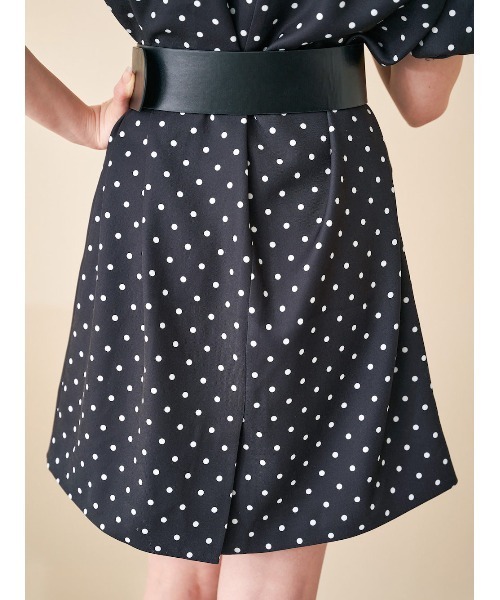 Darich（ダーリッチ）の「ドットパフスリーブジャケットワンピース  