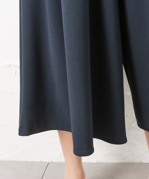 NAVY(ネイビー)の「ベルト付き カットジョーゼットタックパンツ(その他パンツ・レディース・ネイビー/カーキ/ブラック・L/M)」の12枚目の写真