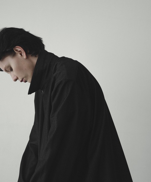 remer（リメール）の「loose ZERO denim over shirt / ルーズゼロデニムオーバーシャツ（シャツ/ブラウス・メンズ・インディゴブルー・SMALL/MEDIUM/LARGE）」の6枚目の写真