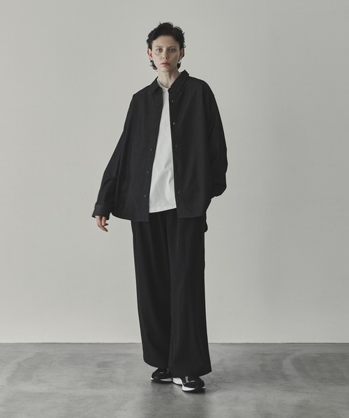 remer（リメール）の「loose ZERO denim over shirt / ルーズゼロデニムオーバーシャツ（シャツ/ブラウス・メンズ・インディゴブルー・SMALL/MEDIUM/LARGE）」の17枚目の写真