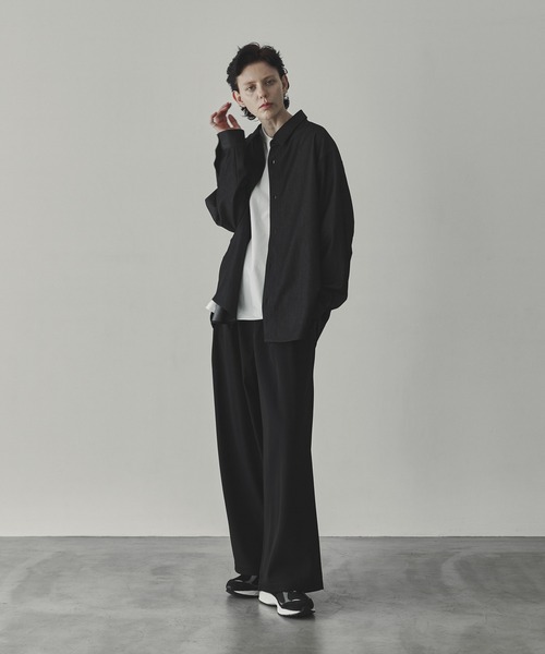 remer（リメール）の「loose ZERO denim over shirt / ルーズゼロデニムオーバーシャツ（シャツ/ブラウス・メンズ・インディゴブルー・SMALL/MEDIUM/LARGE）」の14枚目の写真