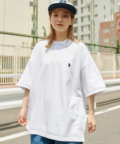 U.S. POLO ASSN.（ユーエスポロアッスン）の「無地半袖ポロシャツ（ポロシャツ・メンズ・ホワイト/ブラック/ブルー/グリーン・SMALL/MEDIUM/LARGE/X-LARGE）」の6枚目の写真