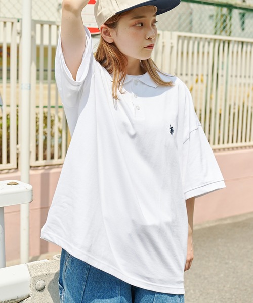 U.S. POLO ASSN.（ユーエスポロアッスン）の「無地半袖ポロシャツ（ポロシャツ・メンズ・ホワイト/ブラック/ブルー/グリーン・SMALL/MEDIUM/LARGE/X-LARGE）」の16枚目の写真
