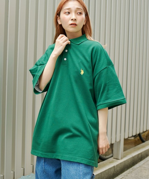 U.S. POLO ASSN.（ユーエスポロアッスン）の「無地半袖ポロシャツ（ポロシャツ・メンズ・ホワイト/ブラック/ブルー/グリーン・SMALL/MEDIUM/LARGE/X-LARGE）」の22枚目の写真