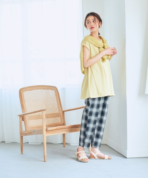 studio CLIP（スタディオクリップ）の「【撥水】イージーテーパードパンツ（その他パンツ・レディース・グレー/ベージュ/カーキ/イエロー/その他1/その他2・SMALL/MEDIUM/LARGE/X-LARGE/XX-LARGE/XXX-LARGE）」の19枚目の写真