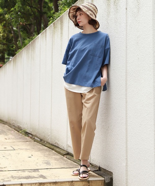 studio CLIP（スタディオクリップ）の「【撥水】イージーテーパードパンツ（その他パンツ・レディース・グレー/ベージュ/カーキ/イエロー/その他1/その他2・SMALL/MEDIUM/LARGE/X-LARGE/XX-LARGE/XXX-LARGE）」の8枚目の写真