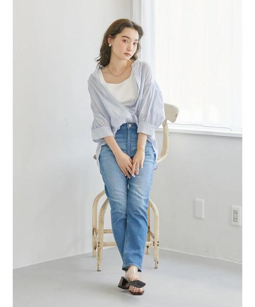 AMERICAN HOLIC(アメリカンホリック)の「Dailyテレコタンクトップ(タンクトップ・レディース・ブラック/オフホワイト/その他7/ブラウン・M/L)」の19枚目の写真