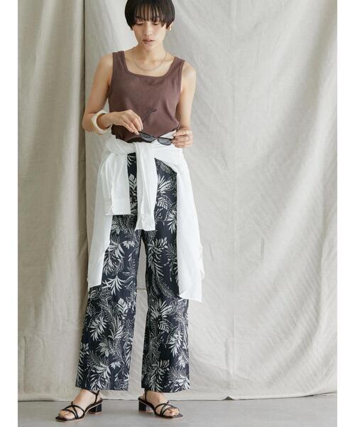 AMERICAN HOLIC(アメリカンホリック)の「Dailyテレコタンクトップ(タンクトップ・レディース・ブラック/オフホワイト/その他7/ブラウン・M/L)」の13枚目の写真