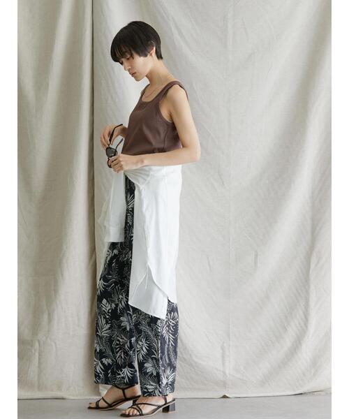 AMERICAN HOLIC(アメリカンホリック)の「Dailyテレコタンクトップ(タンクトップ・レディース・ブラック/オフホワイト/その他7/ブラウン・M/L)」の12枚目の写真