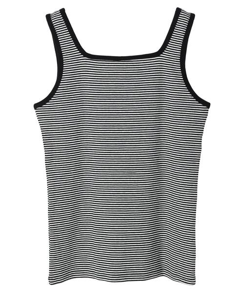 AMERICAN HOLIC(アメリカンホリック)の「Dailyテレコタンクトップ(タンクトップ・レディース・ブラック/オフホワイト/その他7/ブラウン・M/L)」の8枚目の写真