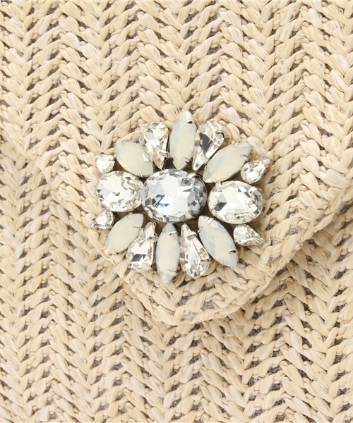 ROSE BUD（ローズバッド）の「(LL ACCESSORIES) B1308D CLUTCH（クラッチバッグ・レディース・ブラック/ベージュ・ONE SIZE）」の8枚目の写真