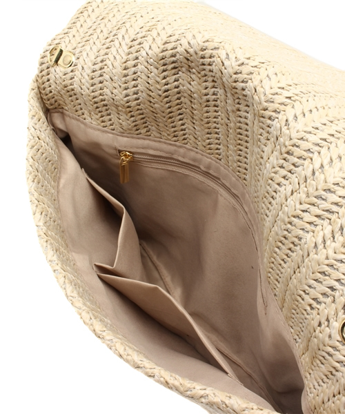 ROSE BUD（ローズバッド）の「(LL ACCESSORIES) B1308D CLUTCH（クラッチバッグ・レディース・ブラック/ベージュ・ONE SIZE）」の6枚目の写真