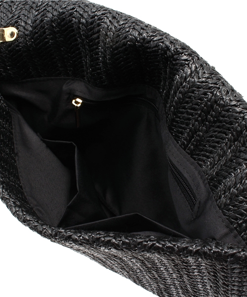 ROSE BUD（ローズバッド）の「(LL ACCESSORIES) B1308D CLUTCH（クラッチバッグ・レディース・ブラック/ベージュ・ONE SIZE）」の3枚目の写真