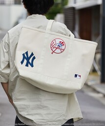 WEB限定 MLB/メジャーリーグベースボール 別注 ワッペンデザイン トートバッグ