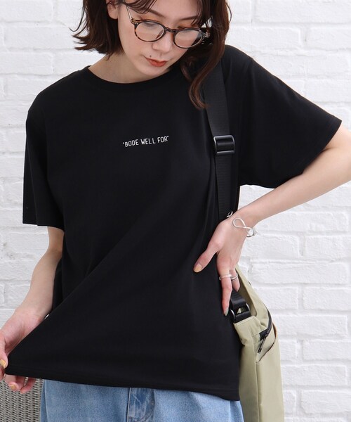 SHOO・LA・RUE（シューラルー）の「◆ロゴTシャツ（Tシャツ/カットソー・レディース・ブラック/ホワイト系・01/02/03）」の2枚目の写真