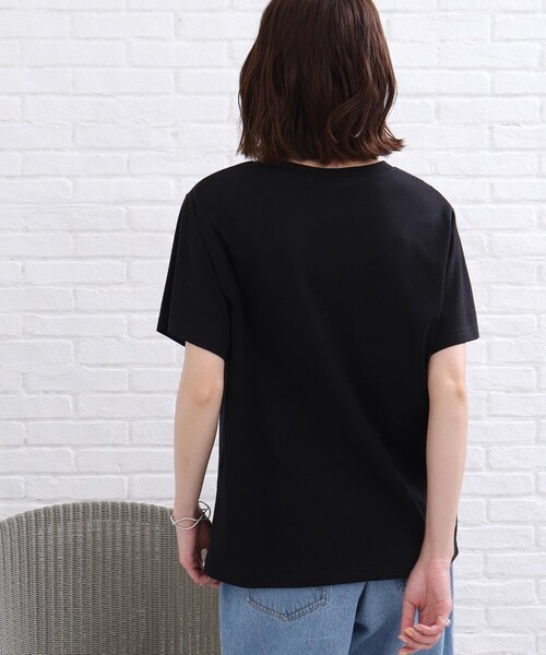 SHOO・LA・RUE（シューラルー）の「◆ロゴTシャツ（Tシャツ/カットソー・レディース・ブラック/ホワイト系・01/02/03）」の5枚目の写真