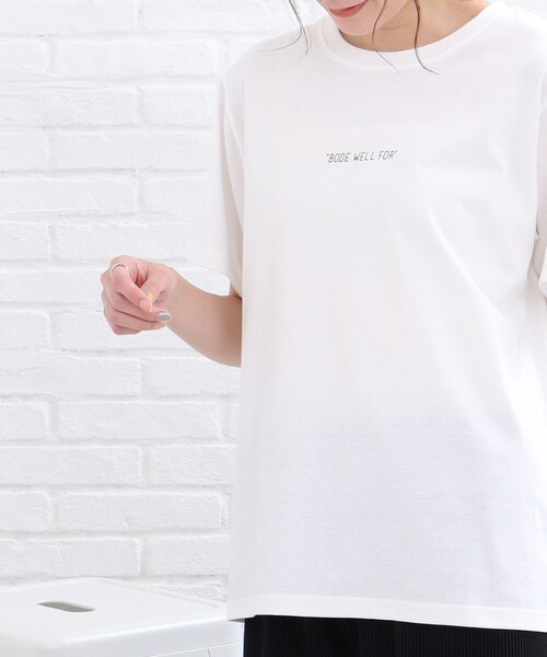 SHOO・LA・RUE（シューラルー）の「◆ロゴTシャツ（Tシャツ/カットソー・レディース・ブラック/ホワイト系・01/02/03）」の10枚目の写真