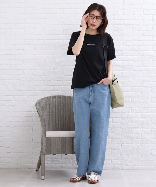 SHOO・LA・RUE（シューラルー）の「◆ロゴTシャツ（Tシャツ/カットソー・レディース・ブラック/ホワイト系・01/02/03）」の22枚目の写真