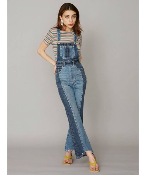 EVRIS（エヴリス）の「マルチボーダーTEE（Tシャツ/カットソー・レディース・オレンジ/グリーン・FREE）」の9枚目の写真