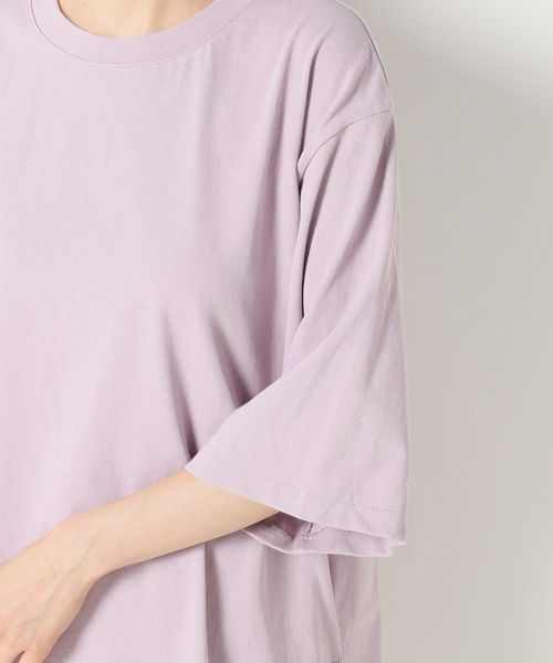 IENA LA BOUCLE(イエナラブークル)の「IENA LA BOUCLE ツイストコットン ラウンドヘムTシャツ(Tシャツ/カットソー・レディース・ブラック系その他/ピンク系その他/バーガンディー・FREE)」の22枚目の写真