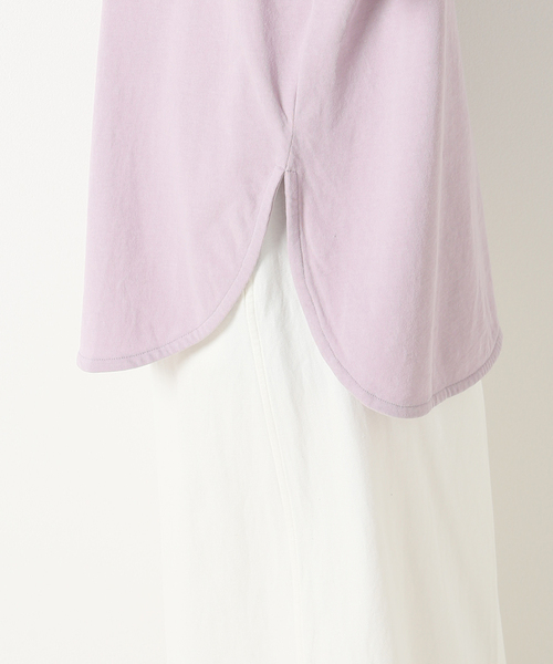 IENA LA BOUCLE(イエナラブークル)の「IENA LA BOUCLE ツイストコットン ラウンドヘムTシャツ(Tシャツ/カットソー・レディース・ブラック系その他/ピンク系その他/バーガンディー・FREE)」の16枚目の写真
