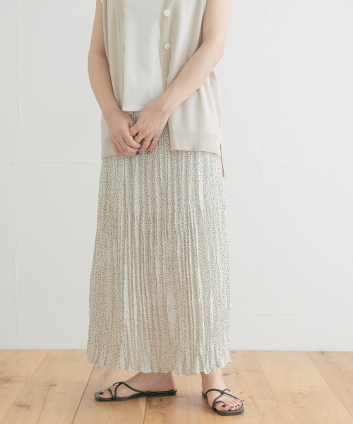 ITEMS URBANRESEARCH（アイテムズ アーバンリサーチ）の「ドットクリンクルプリーツスカート（スカート・レディース・ブラック/ホワイト・FREE）」の19枚目の写真