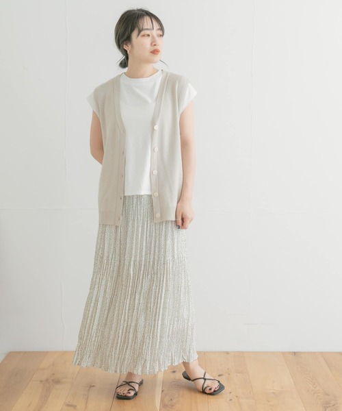 ITEMS URBANRESEARCH（アイテムズ アーバンリサーチ）の「ドットクリンクルプリーツスカート（スカート・レディース・ブラック/ホワイト・FREE）」の11枚目の写真