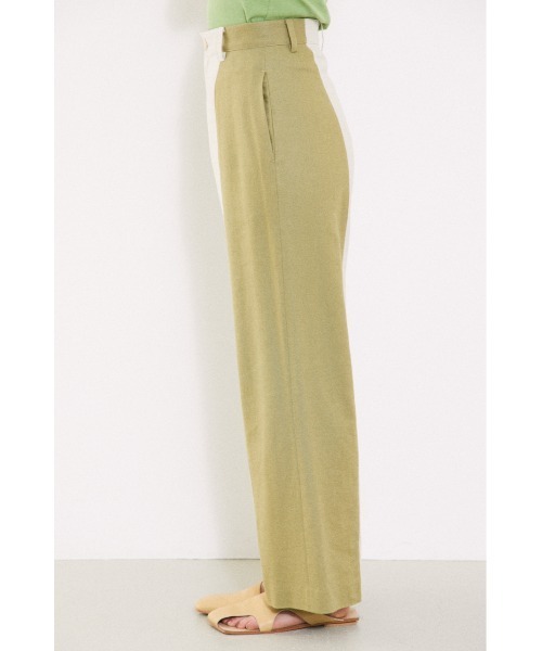 BLACK BY MOUSSY(ブラックバイマウジー)の「Bi color pants(バイカラーパンツ)(その他パンツ・レディース・ブラック/ブルー/ベージュ・2/1)」の8枚目の写真