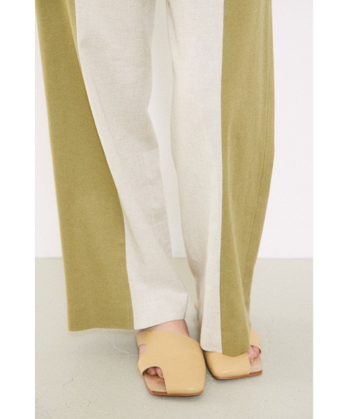 BLACK BY MOUSSY(ブラックバイマウジー)の「Bi color pants(バイカラーパンツ)(その他パンツ・レディース・ブラック/ブルー/ベージュ・2/1)」の13枚目の写真