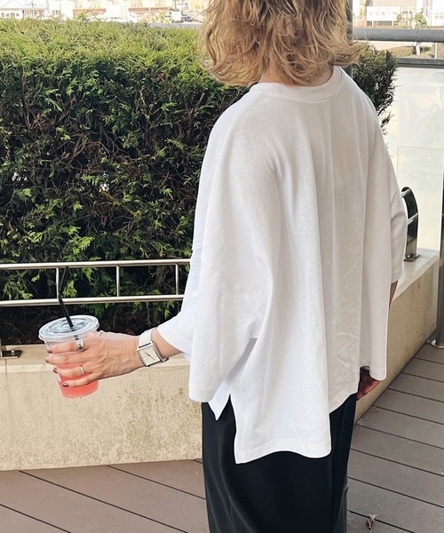 HWG_5（エイチダブルゴー）の「HWG_5オリジナル ビッグシルエット HロゴプリントTシャツ（Tシャツ/カットソー・レディース・ホワイト/ブラック・FREE）」の11枚目の写真