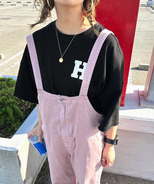 HWG_5（エイチダブルゴー）の「HWG_5オリジナル ビッグシルエット HロゴプリントTシャツ（Tシャツ/カットソー・レディース・ホワイト/ブラック・FREE）」の13枚目の写真